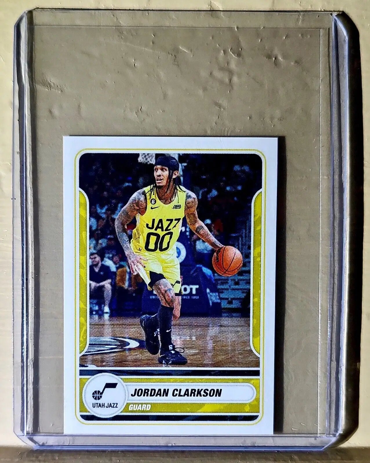 2023-24 Jordan Clarkson Panini NBA Basketball #483 Sticker Utah Jazz - Basketball Card Single