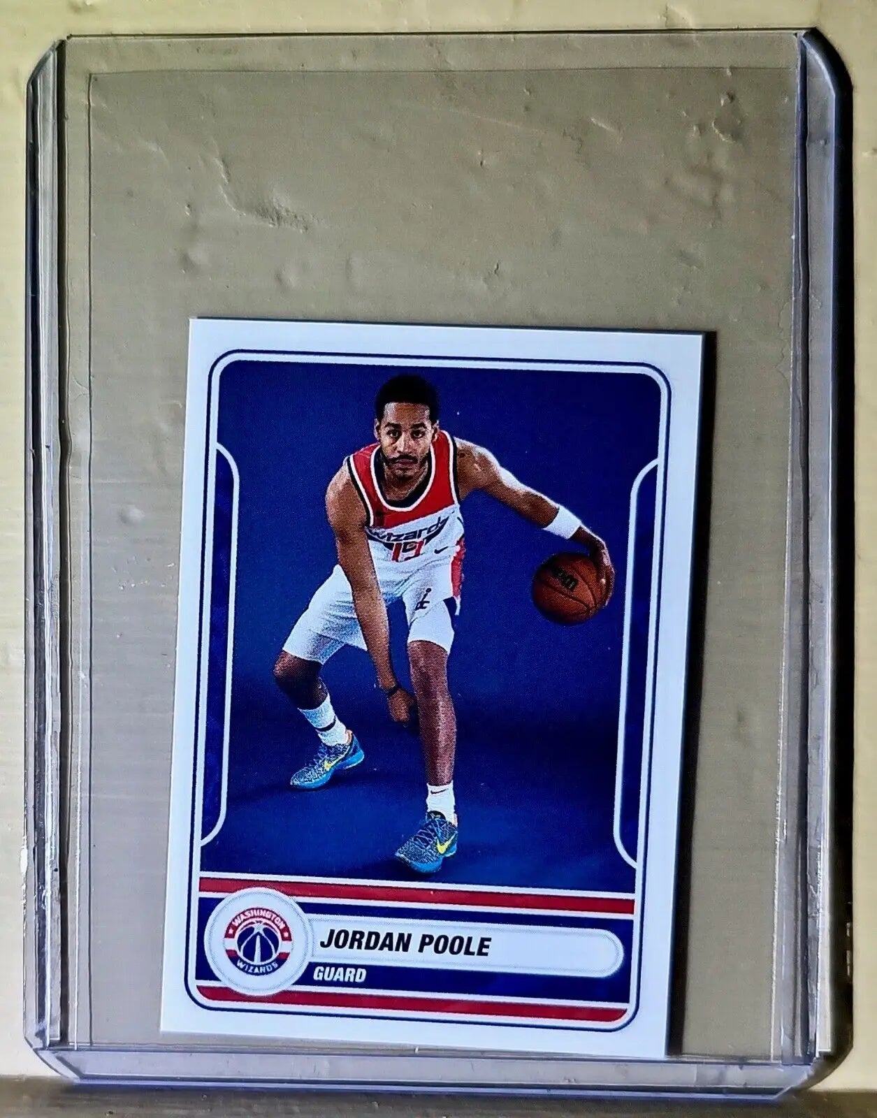 2023-24 Jordan Poole Panini NBA Basketball #288 Sticker Washington Wizards - Basketball Card Single