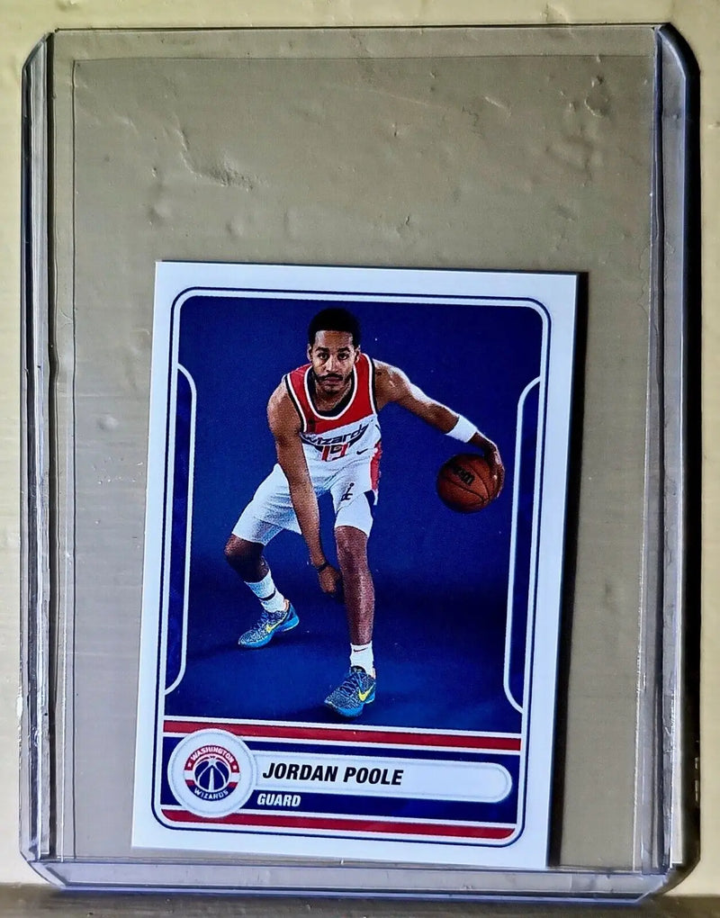 2023-24 Jordan Poole Panini NBA Basketball #288 Sticker Washington Wizards - Basketball Card Single