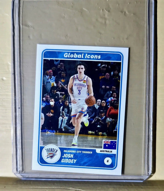2023-24 Josh Giddey Panini NBA Basketball #74 Global Icons Sticker - Basketball Card Single