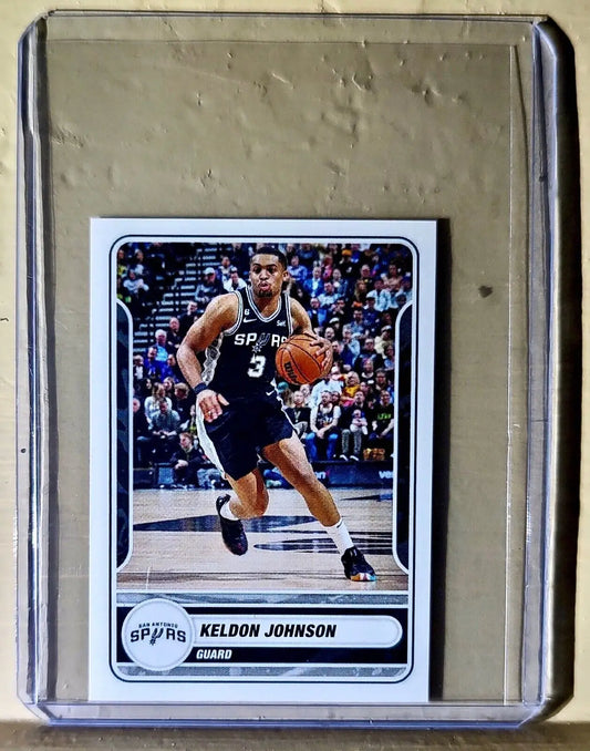 2023-24 Keldon Johnson Panini NBA Basketball #468 Sticker San Antonio Spurs - Basketball Card Single