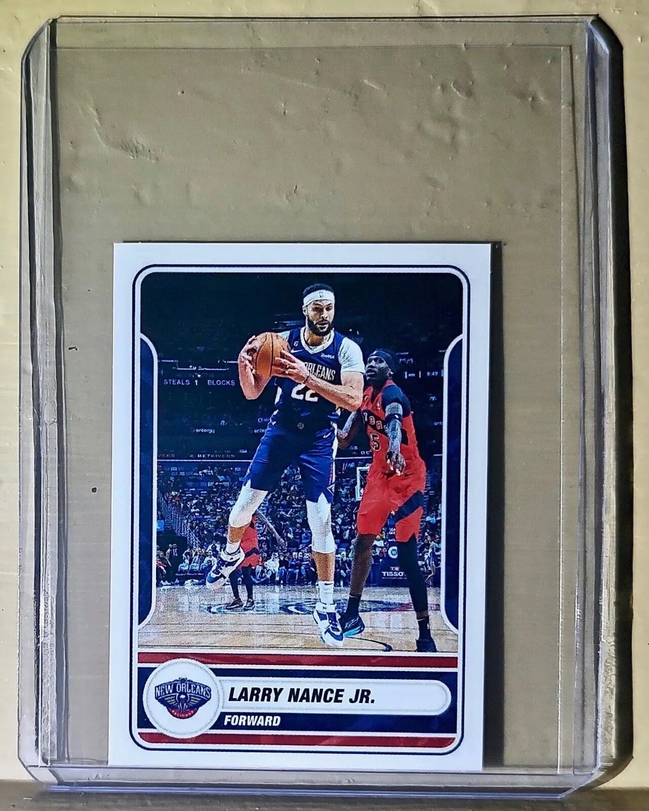 2023-24 Larry Nance Jr. Panini NBA Basketball #407 Sticker New Orleans Pelicans - Basketball Card Single
