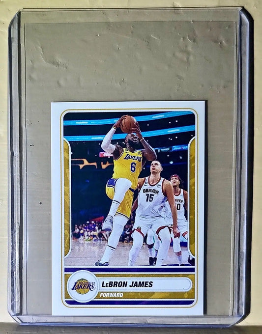 2023-24 LeBron James Panini NBA Basketball #363 Sticker Los Angeles Lakers - Basketball Card Single