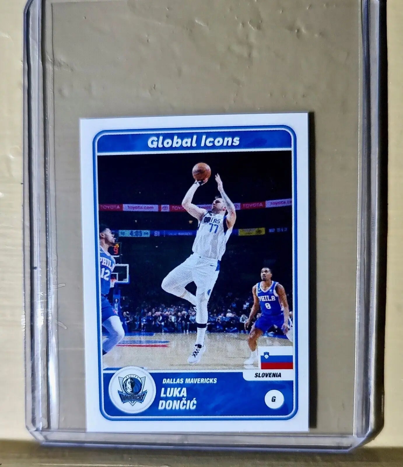 2023-24 Luka Dončić Panini NBA Basketball #67 Global Icons Sticker - Basketball Card Single