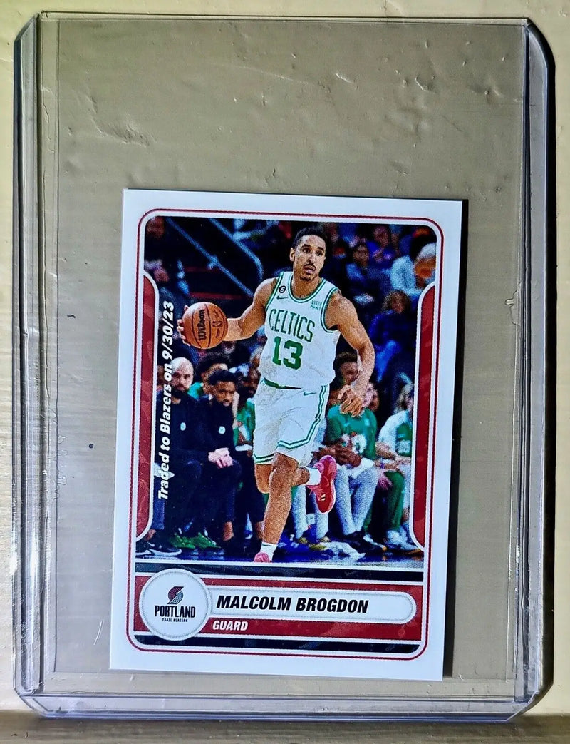 2023-24 Malcolm Brogdon Panini NBA Basketball #449 Sticker Trail Blazers
