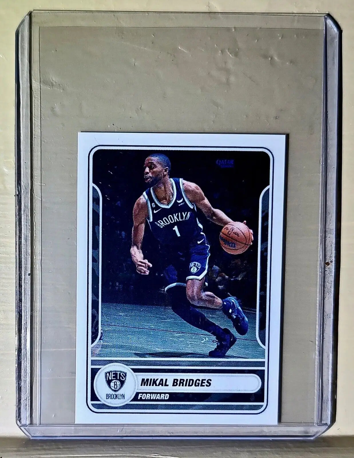2023-24 Mikal Bridges Panini NBA Basketball #129 Sticker Brooklyn Nets