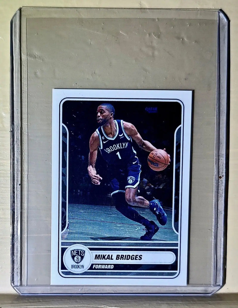 2023-24 Mikal Bridges Panini NBA Basketball #129 Sticker Brooklyn Nets