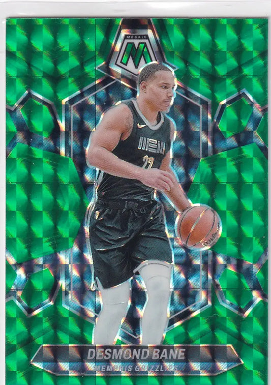 2023-24 MOSAIC #57 DESMOND BANE GREEN REACTIVE- MEMPHIS GRIZZLIES - Basketball Card Single