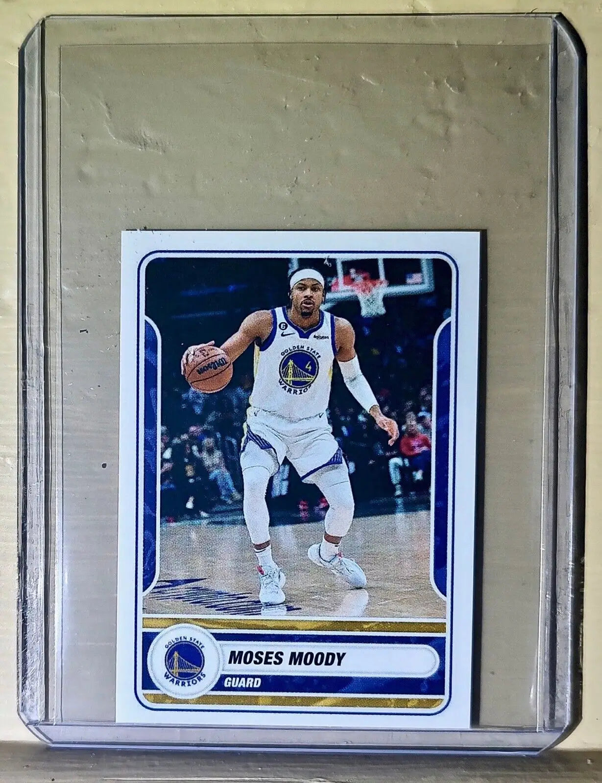 2023-24 Moses Moody Panini NBA Basketball #329 Sticker Golden State Warriors