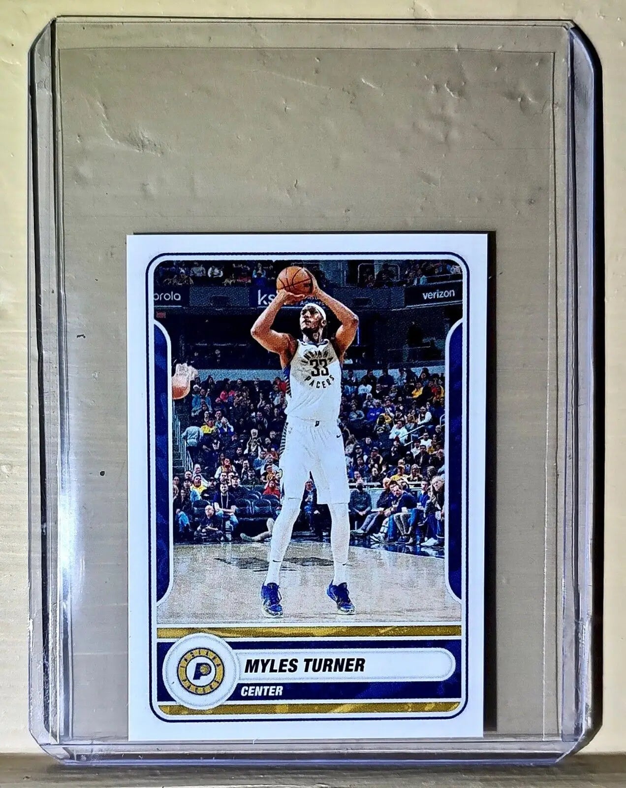 2023-24 Myles Turner Panini NBA Basketball #196 Sticker Indiana Pacers - Basketball Card Single