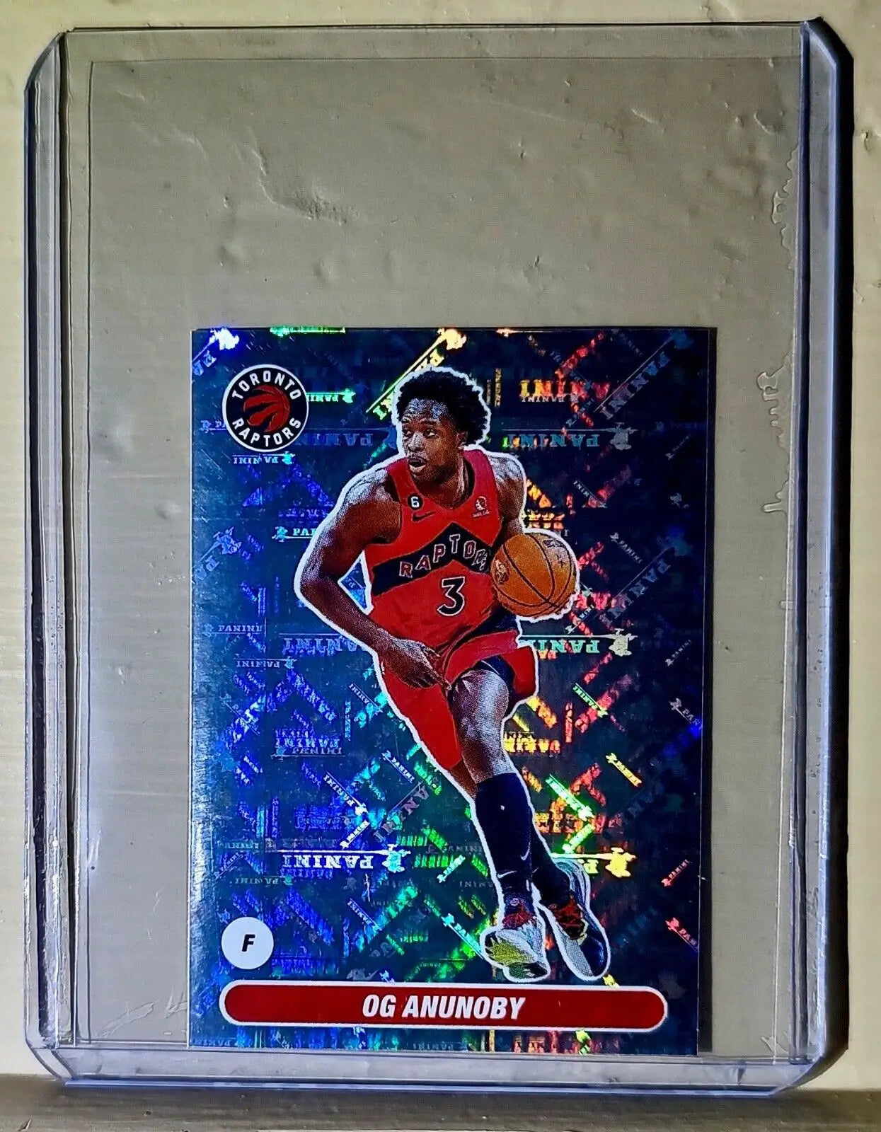 2023-24 OG Anunoby Panini NBA Basketball #268 Sticker Toronto Raptors