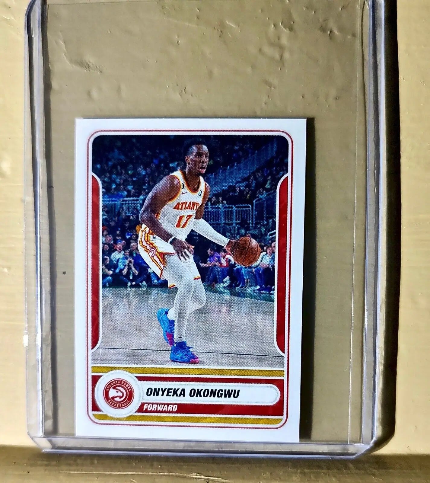 2023-24 Onyeka Okongwu Panini NBA Basketball #111 Sticker Atlanta Hawks