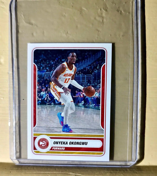 2023-24 Onyeka Okongwu Panini NBA Basketball #111 Sticker Atlanta Hawks