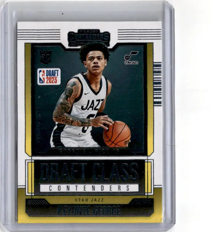 2023-24 Panini Contenders #15 Keyonte George 2023 Draft Class Contenders - Basketball Card Single