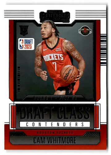 Cam Whitmore basketball card from 2023-24 Panini Contenders Draft Class Contenders
