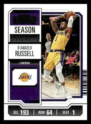 2023-24 Panini Contenders #63 D’Angelo Russell - Basketball Card Single