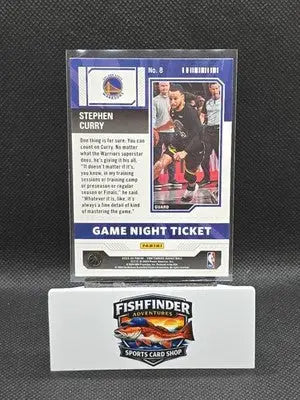 2023-24 Panini Contenders - Game Night Ticket Stephen Curry #8 - Basketball Card Single