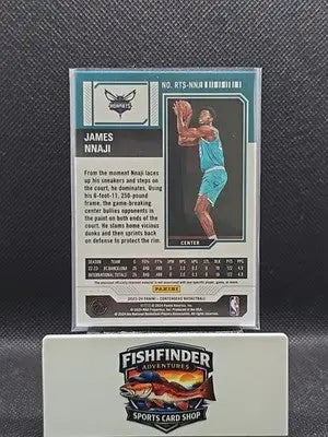 2023-24 Panini Contenders - Rookie Ticket Swatches James Nnaji #RTS-NNJ (MEM) - Basketball Card Single