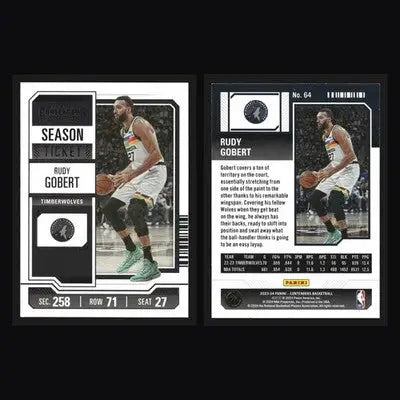 2023-24 Panini Contenders Rudy Gobert #64 Season Ticket Timberwolves