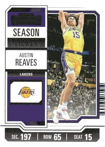 2023-24 Panini Contenders Season Ticket Retail #15 Austin Reaves NM-MT ID:74194 - Basketball Card Single