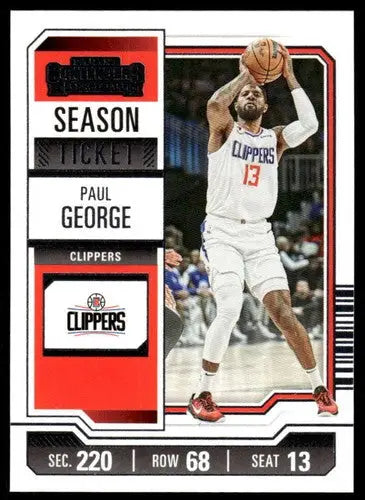 2023-24 Panini Contenders Season Ticket Retail #22 Paul George NM-MT Cl ID:74199 - Basketball Card Single