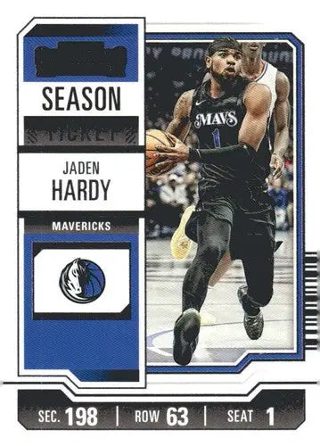 2023-24 Panini Contenders Season Ticket Retail #51 Jaden Hardy NM-MT Ma ID:74217 - Basketball Card Single