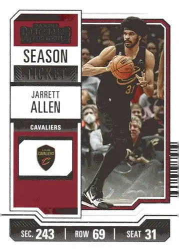 Jarrett Allen basketball card from Panini Contenders Season Ticket retail pack