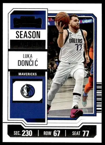 2023-24 Panini Contenders Season Ticket Retail #61 Luka Doncic NM-MT Ma ID:74223 - Basketball Card Single