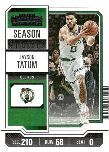 2023-24 Panini Contenders Season Ticket Retail #77 Jayson Tatum NM-MT C ID:74235 - Basketball Card Single