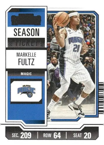 Original gloss Markelle Fultz basketball card from Panini Contenders Season Ticket series