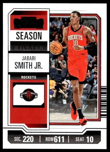 2023-24 Panini Contenders Season Ticket Retail #88 Jabari Smith Jr. NM- ID:74242 - Basketball Card Single