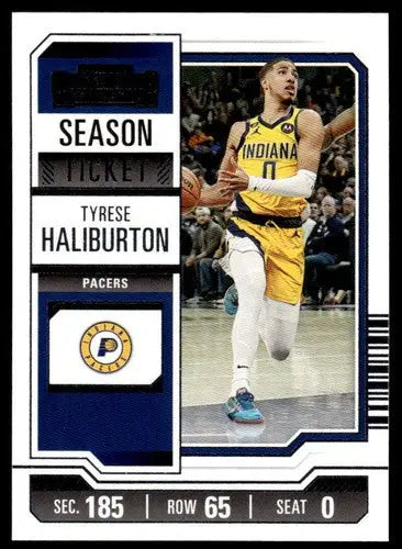 2023-24 Panini Contenders Season Ticket Retail #90 Tyrese Haliburton NM ID:74243 - Basketball Card Single