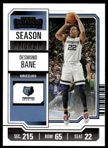 2023-24 Panini Contenders Season Ticket Retail #96 Desmond Bane NM-MT G ID:74247 - Basketball Card Single