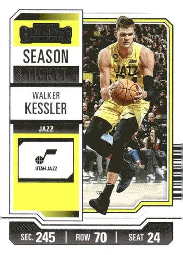 2023-24 Panini Contenders Season Ticket Retail #99 Walker Kessler NM-MT ID:74249 - Basketball Card Single