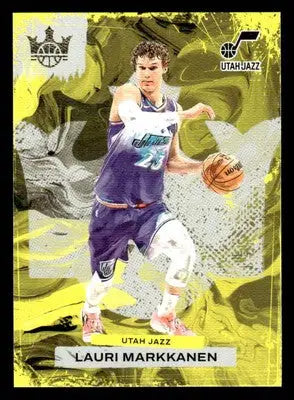 2023-24 Panini Court Kings #27 Lauri Markkanen Base Utah Jazz - Basketball Card Single
