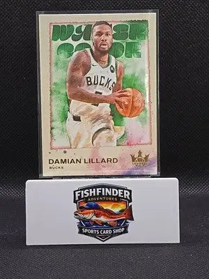 2023-24 Panini Court Kings - Water Color Damian Lillard #21 - Basketball Card Single