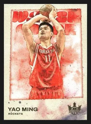 2023-24 Panini Court Kings Yao Ming #18 Water Color Insert Rockets HOF - Basketball Card Single