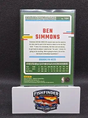 2023-24 Panini Donruss - Ben Simmons #164 Holo Green Laser - Basketball Card Single