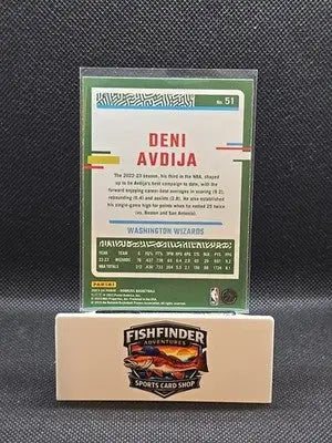 2023-24 Panini Donruss - Deni Avdija #51 Holo Green Laser - Basketball Card Single