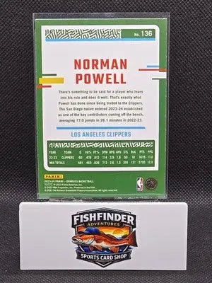 2023-24 Panini Donruss - Norman Powell #136 Holo Green Laser - Basketball Card Single