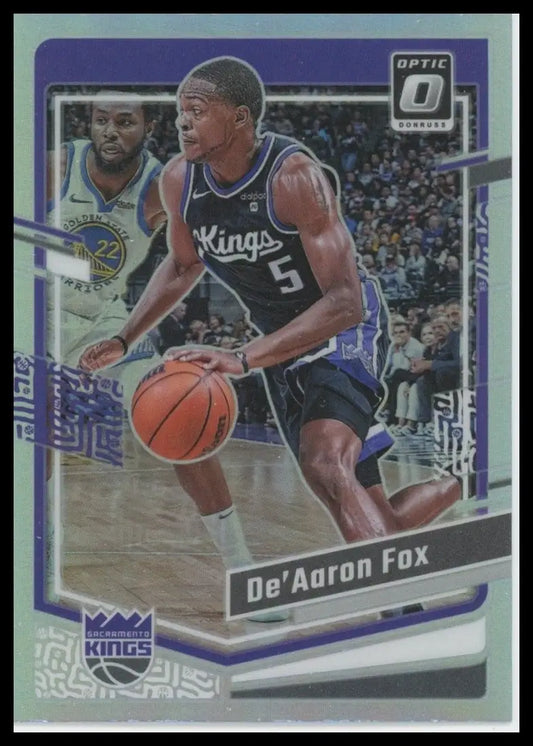2023-24 Panini Donruss Optic - De’Aaron Fox #52 Holo Prizm - Basketball Card Single