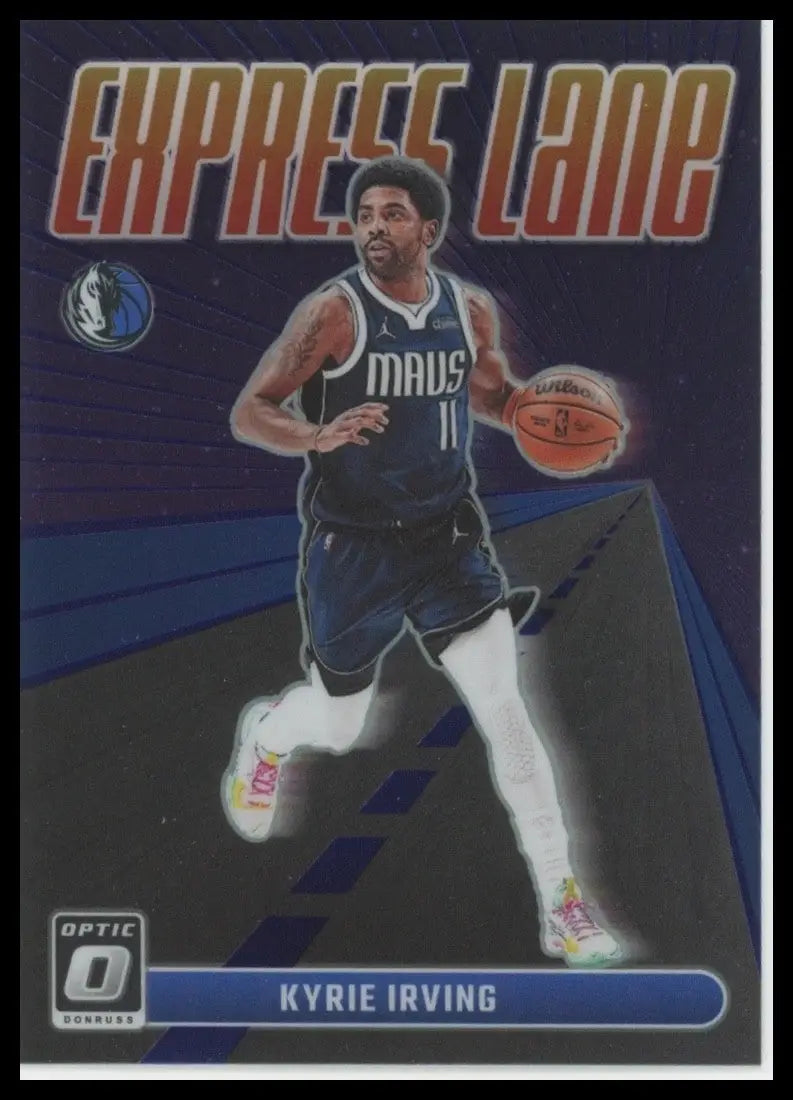 2023-24 Panini Donruss Optic - Express Lane Kyrie Irving #1 Purple Prizm - Basketball Card Single