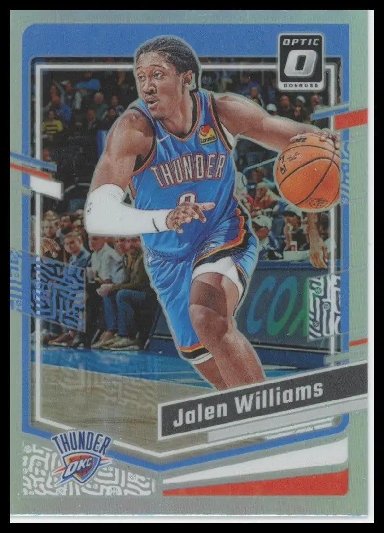 2023-24 Panini Donruss Optic Holo Jalen Williams #188 Oklahoma City Thunder Card
