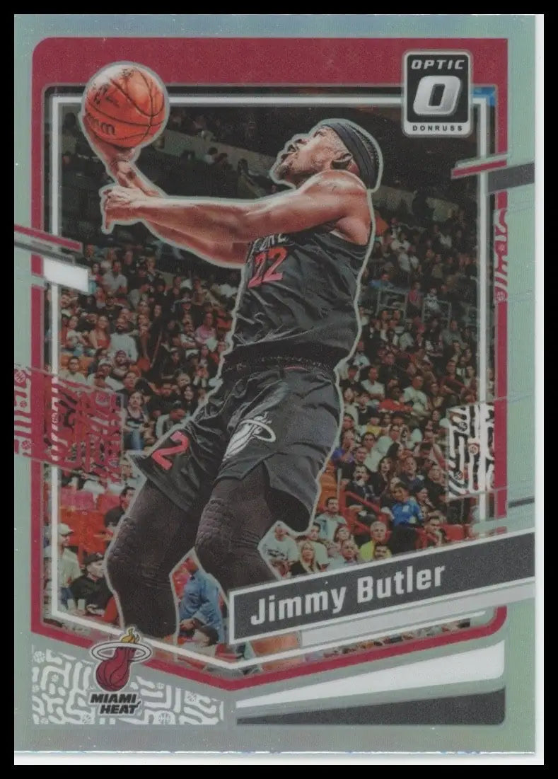 2023-24 Panini Donruss Optic Holo Jimmy Butler #154 Miami Heat Basketball Card