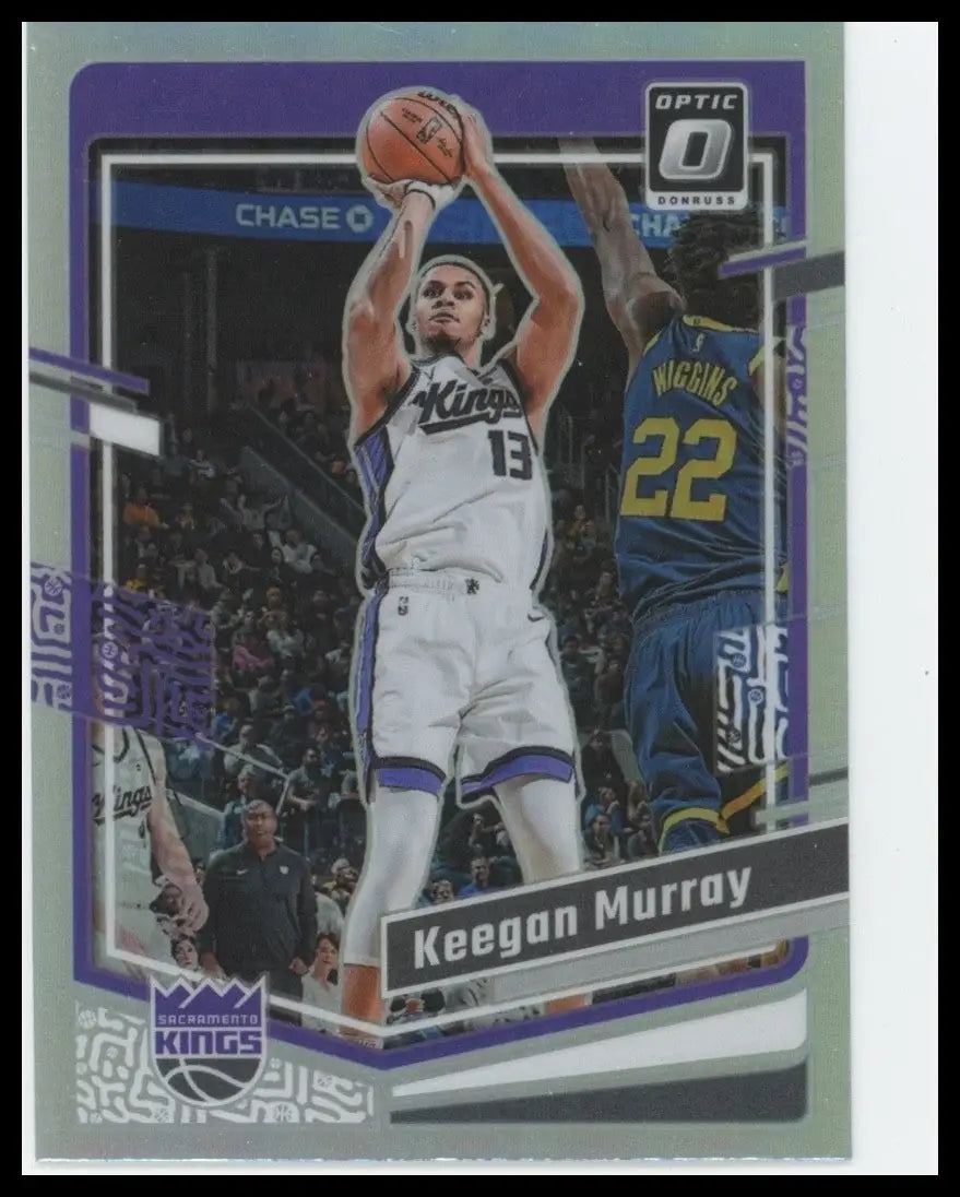 2023-24 Panini Donruss Optic Holo Keegan Murray #97 Sacramento Kings Basketball