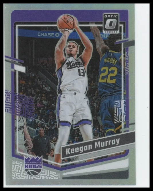 2023-24 Panini Donruss Optic Holo Keegan Murray #97 Sacramento Kings Basketball