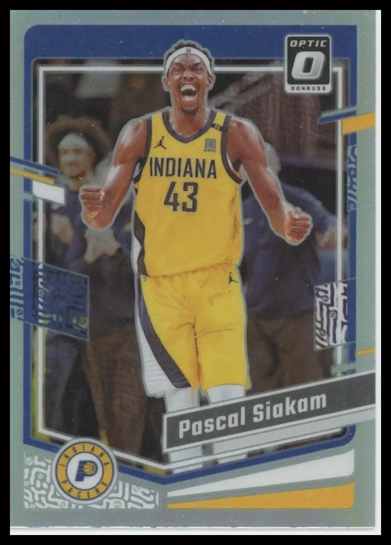 2023-24 Panini Donruss Optic Holo Pascal Siakam #101 Indiana Pacers Basketball