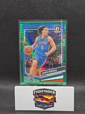 2023-24 Panini Donruss Optic - Josh Giddey #33 Green Hyper Prizm - Basketball Card Single