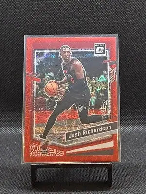 2023-24 Panini Donruss Optic - Josh Richardson #98 Red Velocity Prizm /299