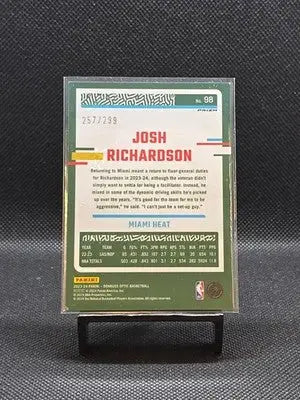 2023-24 Panini Donruss Optic - Josh Richardson #98 Red Velocity Prizm /299